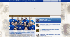 Desktop Screenshot of ilmuseodelrugby.it